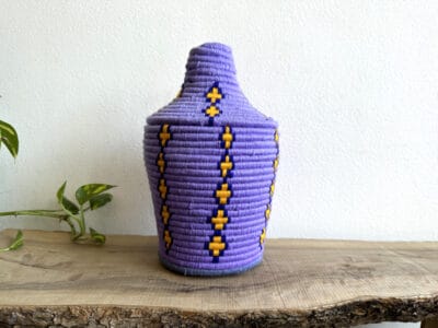 Purple Handmade Basket