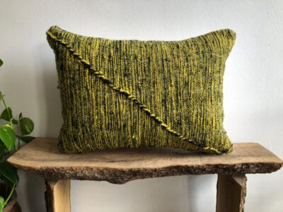 Handmade Yellow cushion