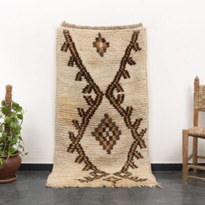 Berber Carpet Wool Natural Colors