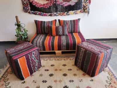 Purple Kilim Sofa