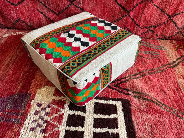 Moroccan Kilim Pouf