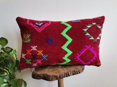 Red Moroccan Pillow