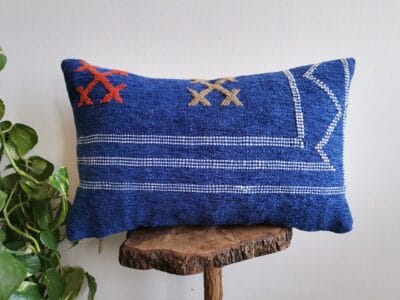 Moroccan Blue Pillow