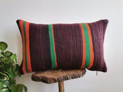 Brown Handmade Berber Cushion