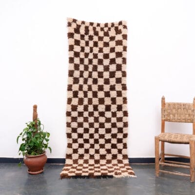 Checkered Moroccan Rug