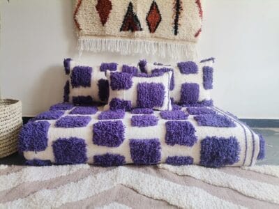 Purple Beni Floor Sofa