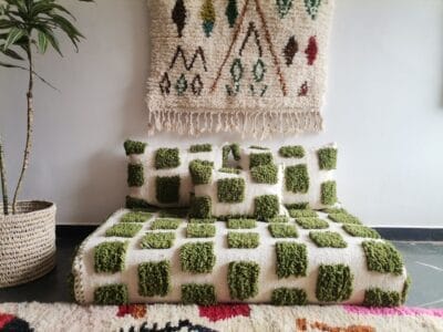 Green Beni Floor Sofa