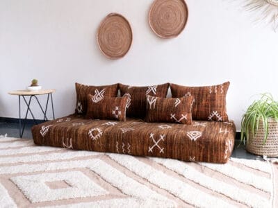 Brown Kilim Floor sofa
