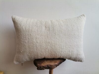 Moroccan White Cushion