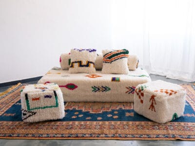 Moroccan Azilal Floor Couch