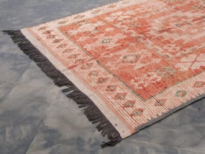 Morocco Orange Carpet detail 2